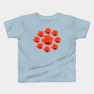 Red tulip Kids T-Shirt